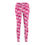 Thumbnail: Pink Puzzle Pattern Leggings, Cute Loungewear