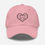 Thumbnail: Cute Puzzle Heart Baseball Hat, Puzzle Piece Pattern, Unstructured, Adjustable Back, Valentines Ideas, Gifts for Her, Simple