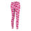 Thumbnail: Pink Puzzle Pattern Leggings, Cute Loungewear