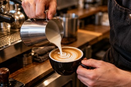 AI illustration: Coffee Pouring; not this venue or its actual offering.