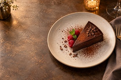 AI illustration: Chocolate Torte; not this venue or its actual offering.