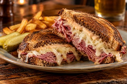AI illustration: Reuben Sandwich; not this venue or its actual offering.