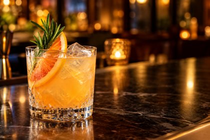 AI illustration: Citrus Mocktail; not this venue or its actual offering.