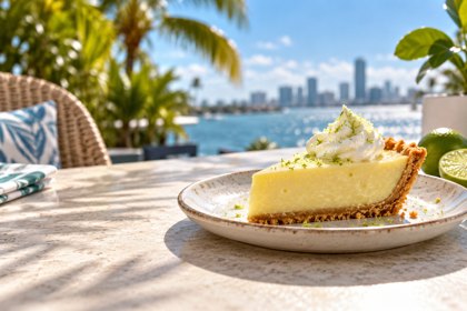 AI illustration: Key Lime Pie; not this venue or its actual offering.
