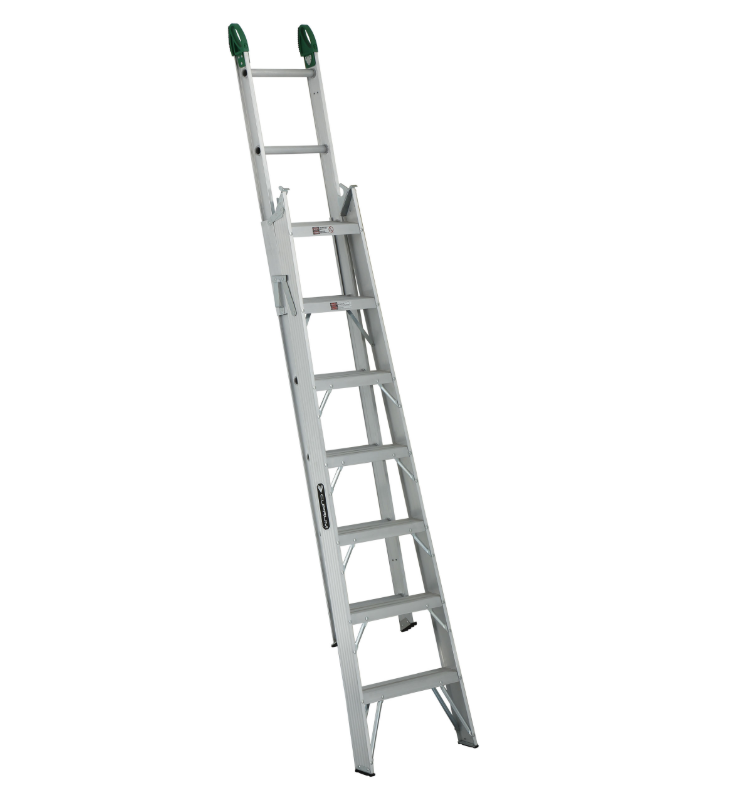 Miniatura: ESCALERA CONVERTIBLE DE ALUMINIO CUPRUM C-2287-15 2.13M DE ALTURA Y 175KG