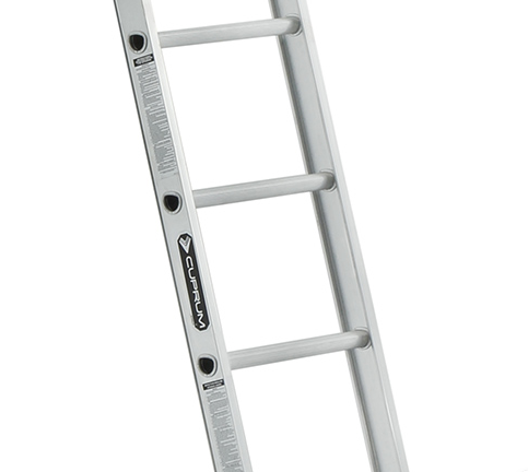 Miniatura: ESCALERA RECTA DE ALUMINIO CUPRUM 526-12N - 3.66M DE ALTURA Y 150KG DE CARGA