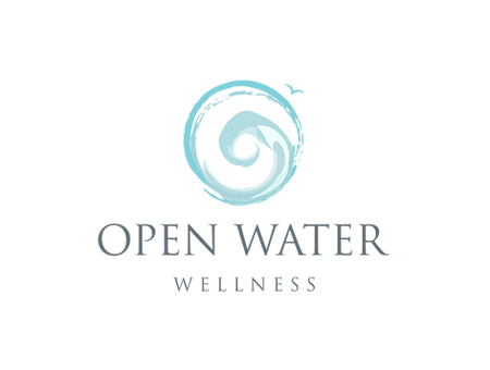 Swirling water with a bird flying above