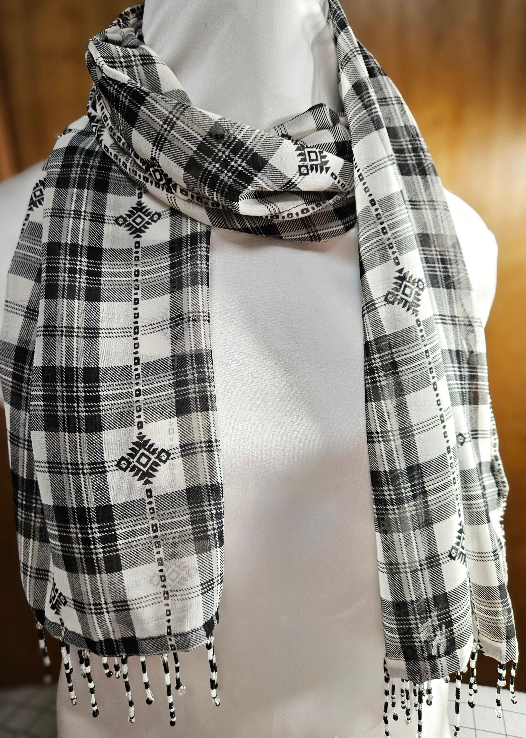 Black and White Plaid