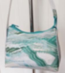 Cool Teal Tide Shoulder Bag