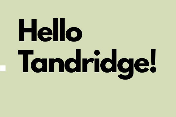 Hello Tandridge!