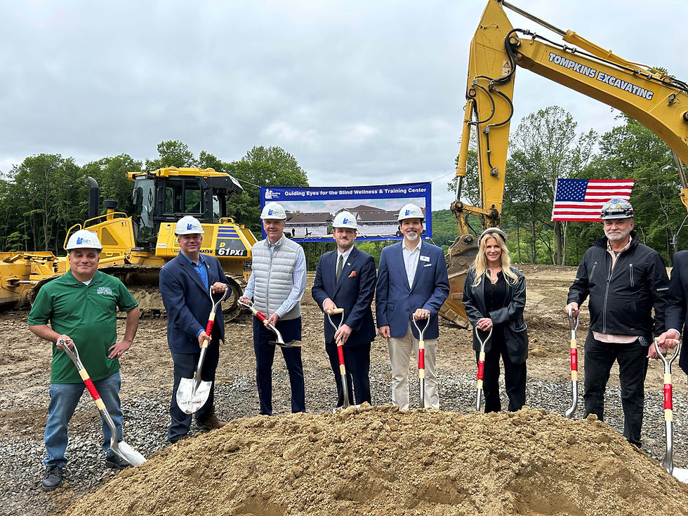 Guiding Eyes ground breaking.