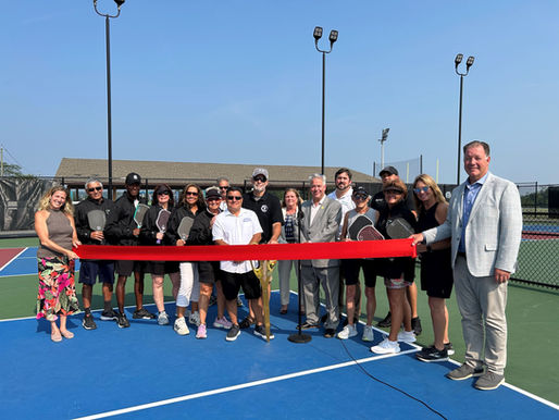 Yorktown Inaugurates Renovated Pickleball Courts