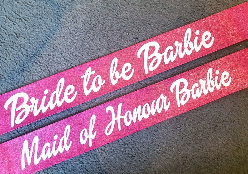 Thumbnail: "Barbie Inspired "Glitter Sash