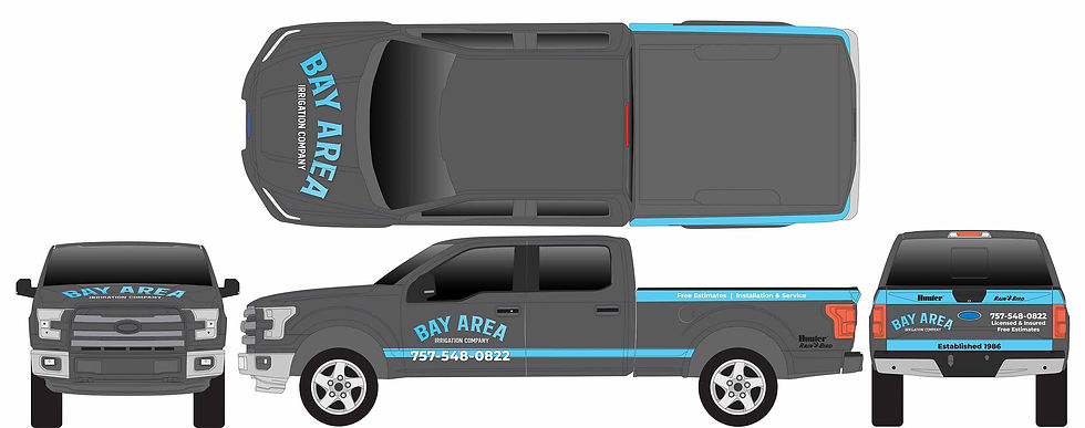 2015 Ford F150 4dr 6.5ft - Decal Design