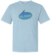 Go Jesus Official Shirts Classic Heavyweight Tee_Chambray