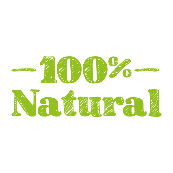 100% natural badge representing Nevora's dedication to eco-friendly, high-quality, and sustainably sourced products. Trusted