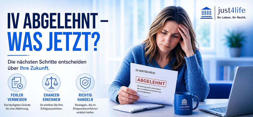 IV abgelehnt – was jetzt? Diese Fehler kosten Sie Ihre Rente