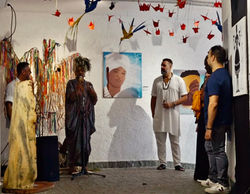 ABERTURA DA EXPOSIÇÃO COM FABIO CONCEIÇÃO E LOURENÇO