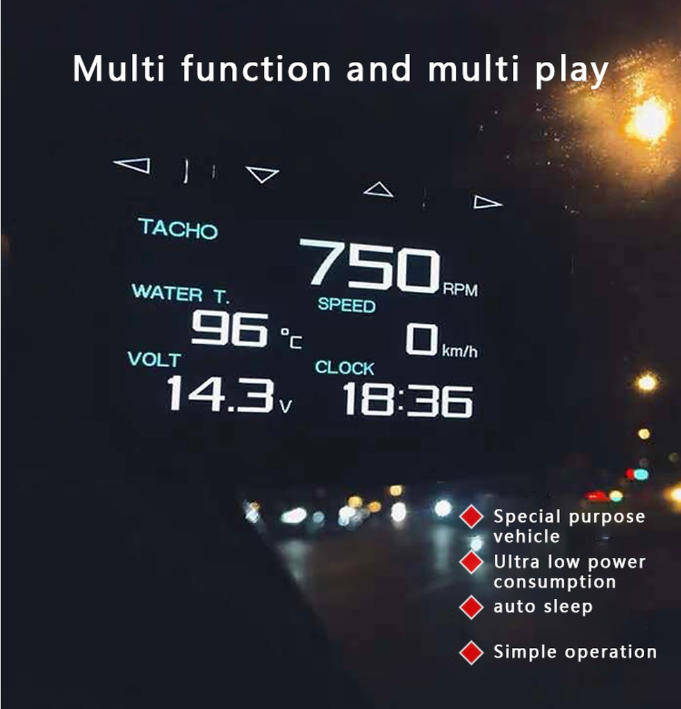 Thumbnail: LUFI X1 OBD2 Digital Display Gauge
