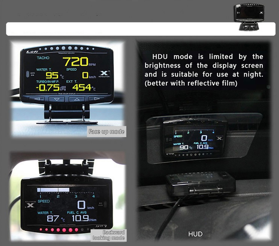 Thumbnail: LUFI X1 OBD2 Digital Display Gauge