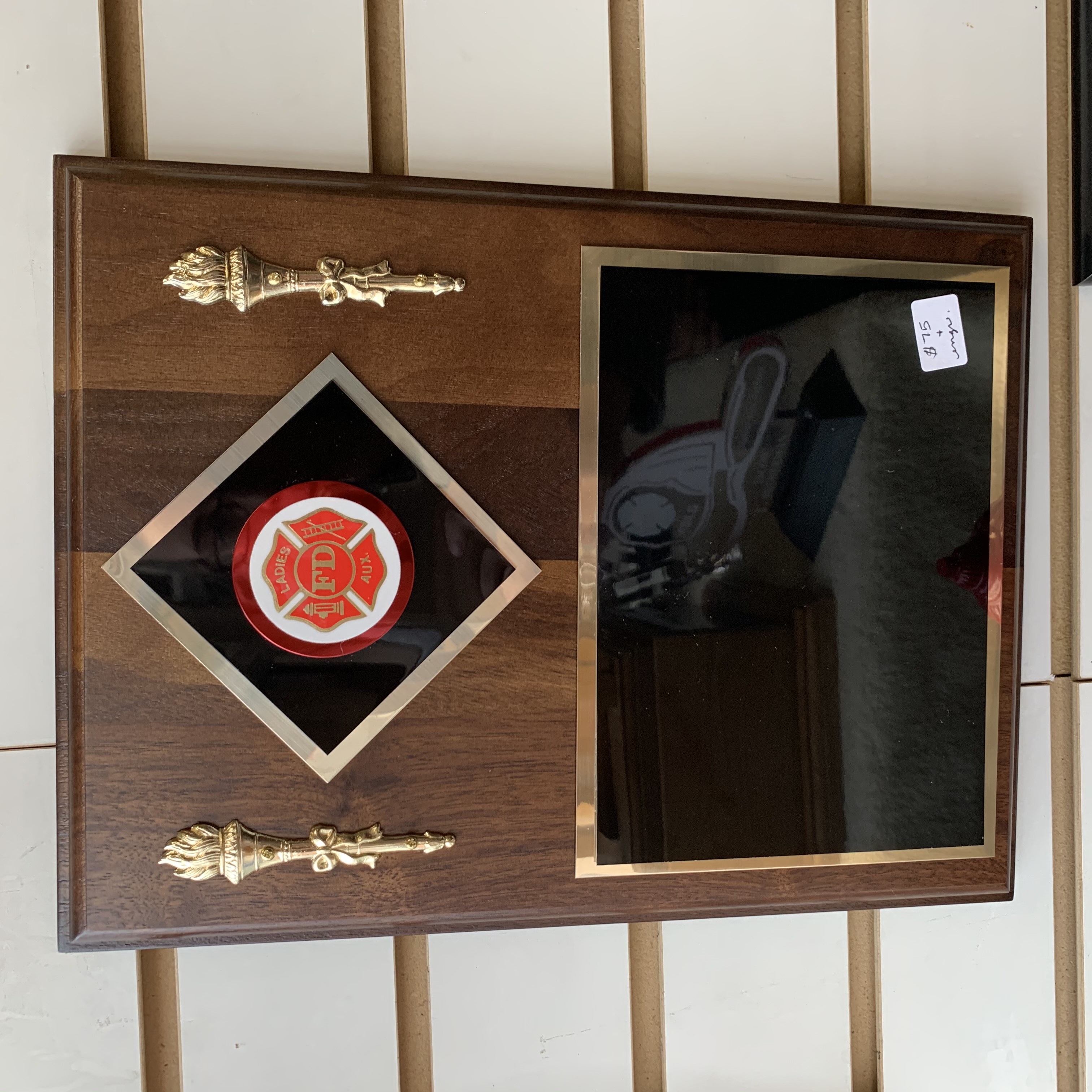 Diamond Torch Plaque