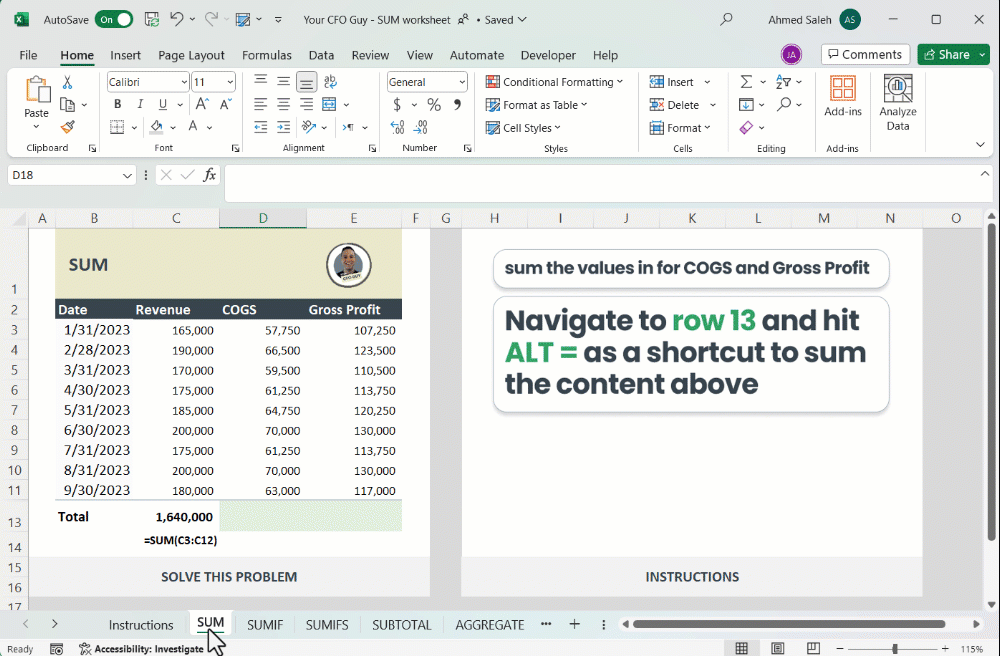 sum worksheet gif