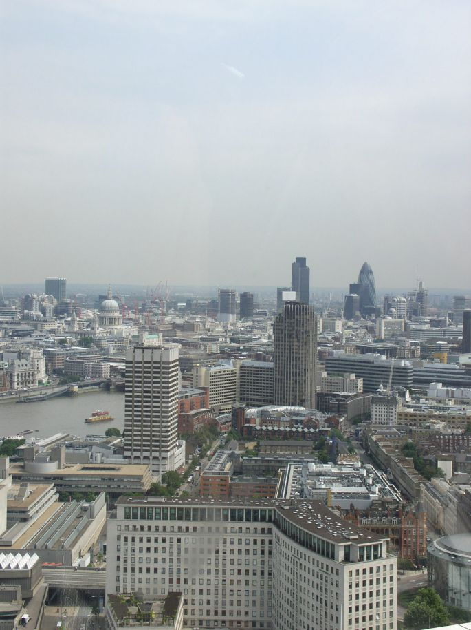 View from London Eye