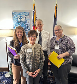Advanced Practice Registered Nurses visiting state legislators in Juneau with the Alaska APRN Alliance