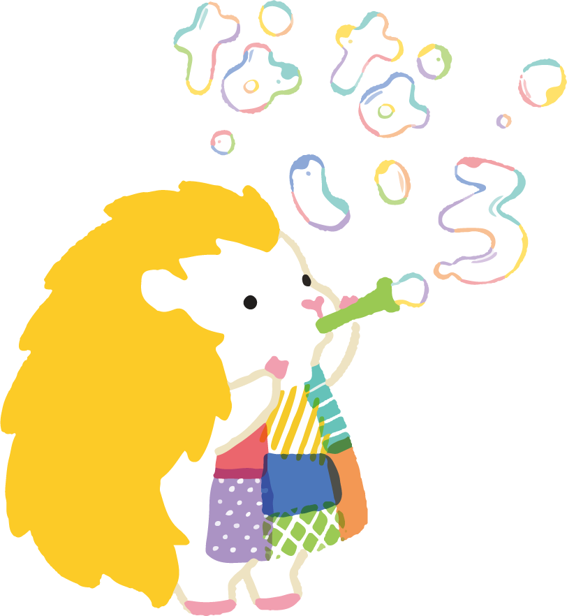 シャボン玉のキキちゃん