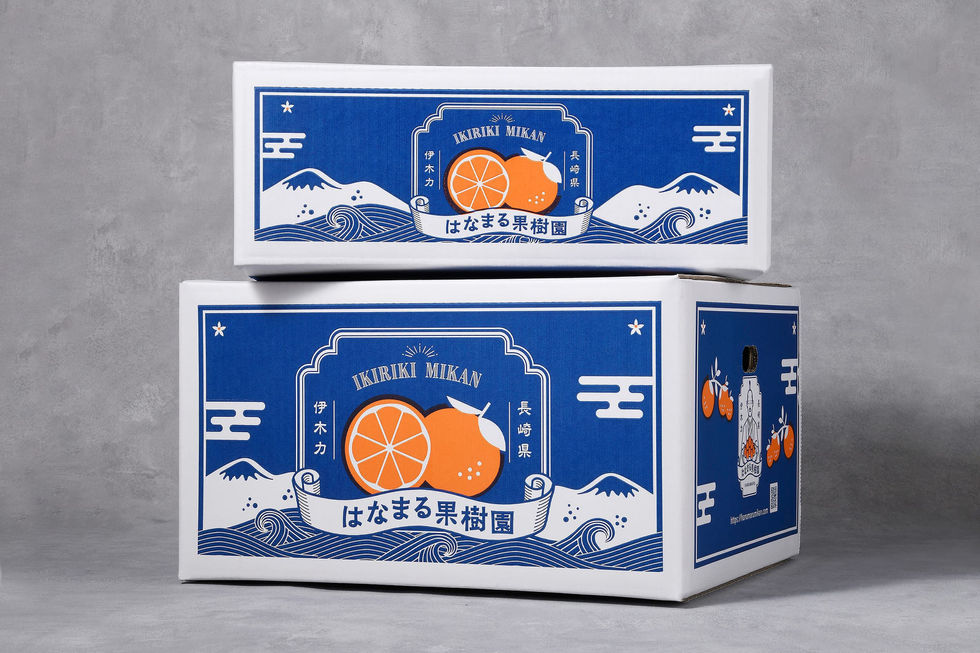 はなまる果樹園 段ボール