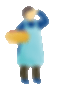 収穫する人