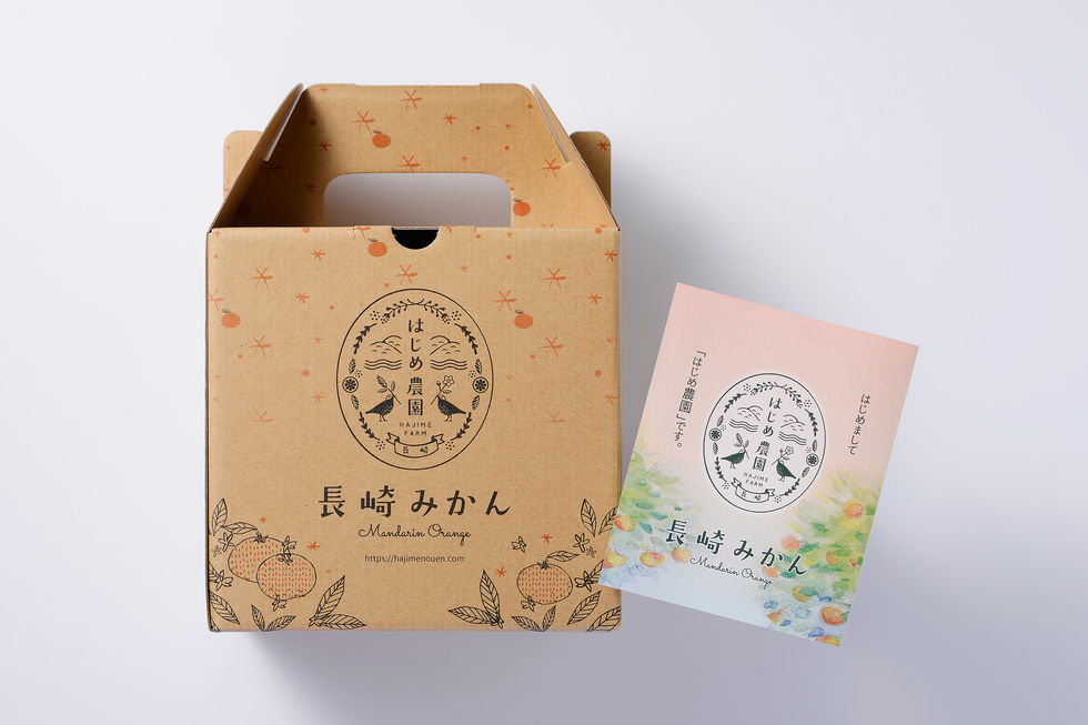 はじめ農園 段ボール