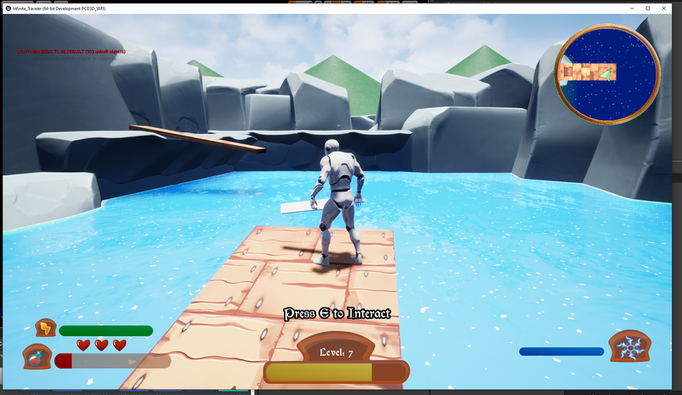Infinite Traveler UI