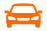 Icône de voiture orange minimaliste_edit
