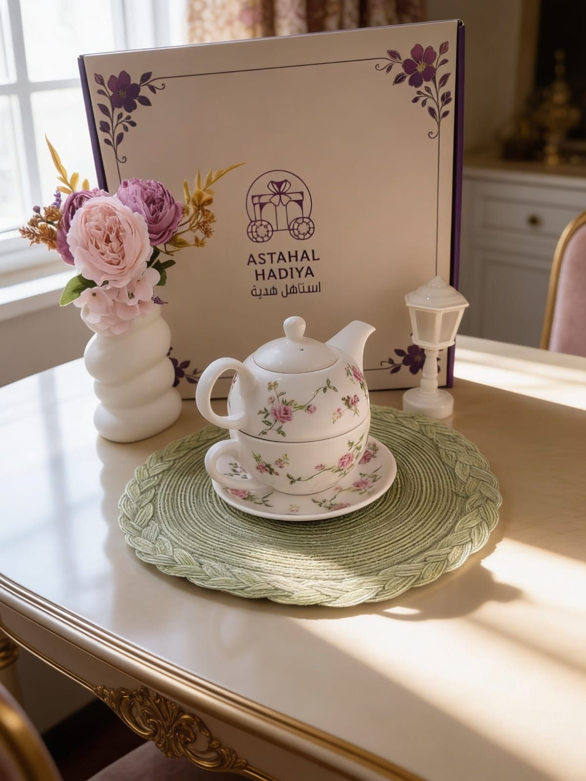Moments of Tea Set-Pink