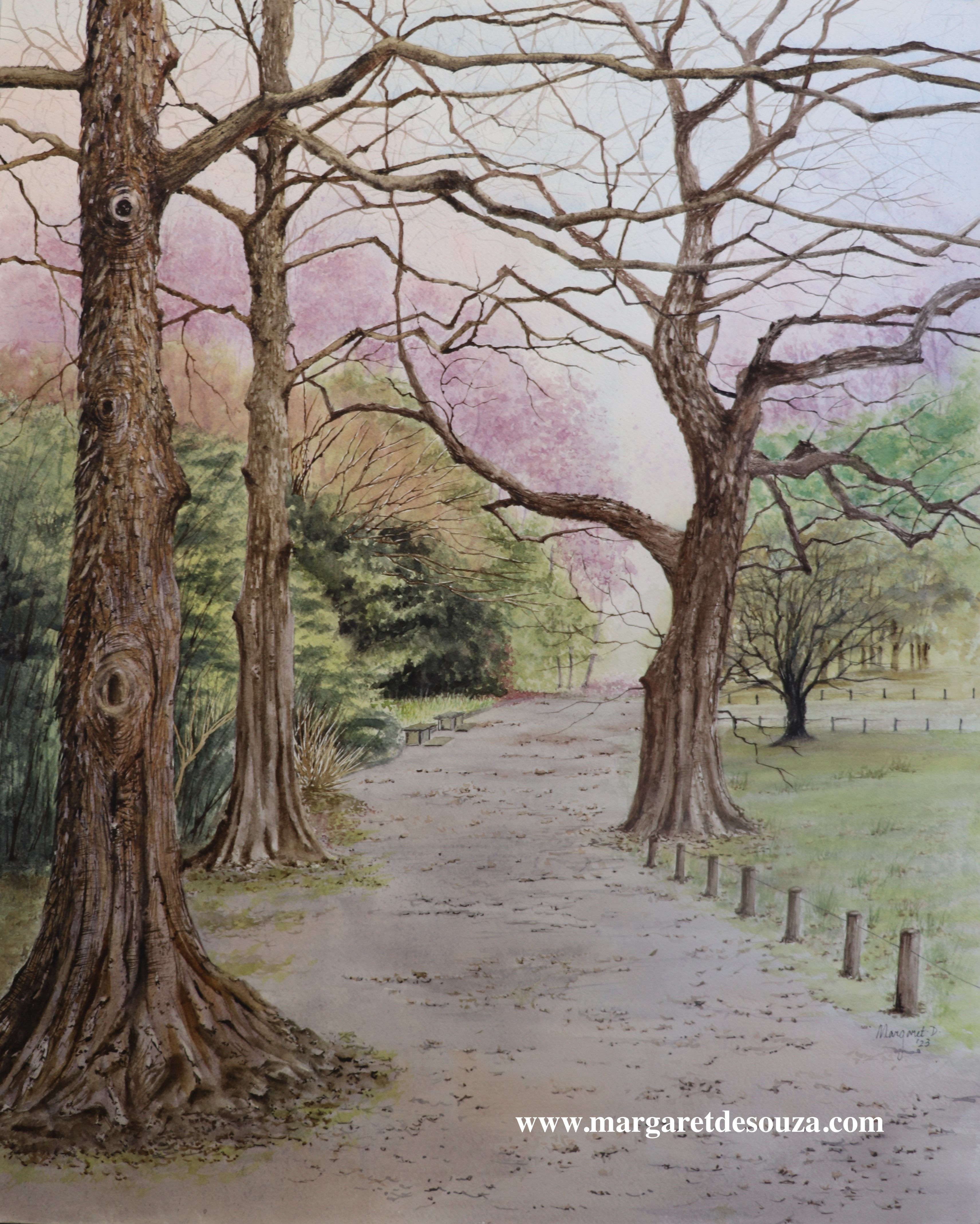 An Evening stroll (#2)- 40x50 cm