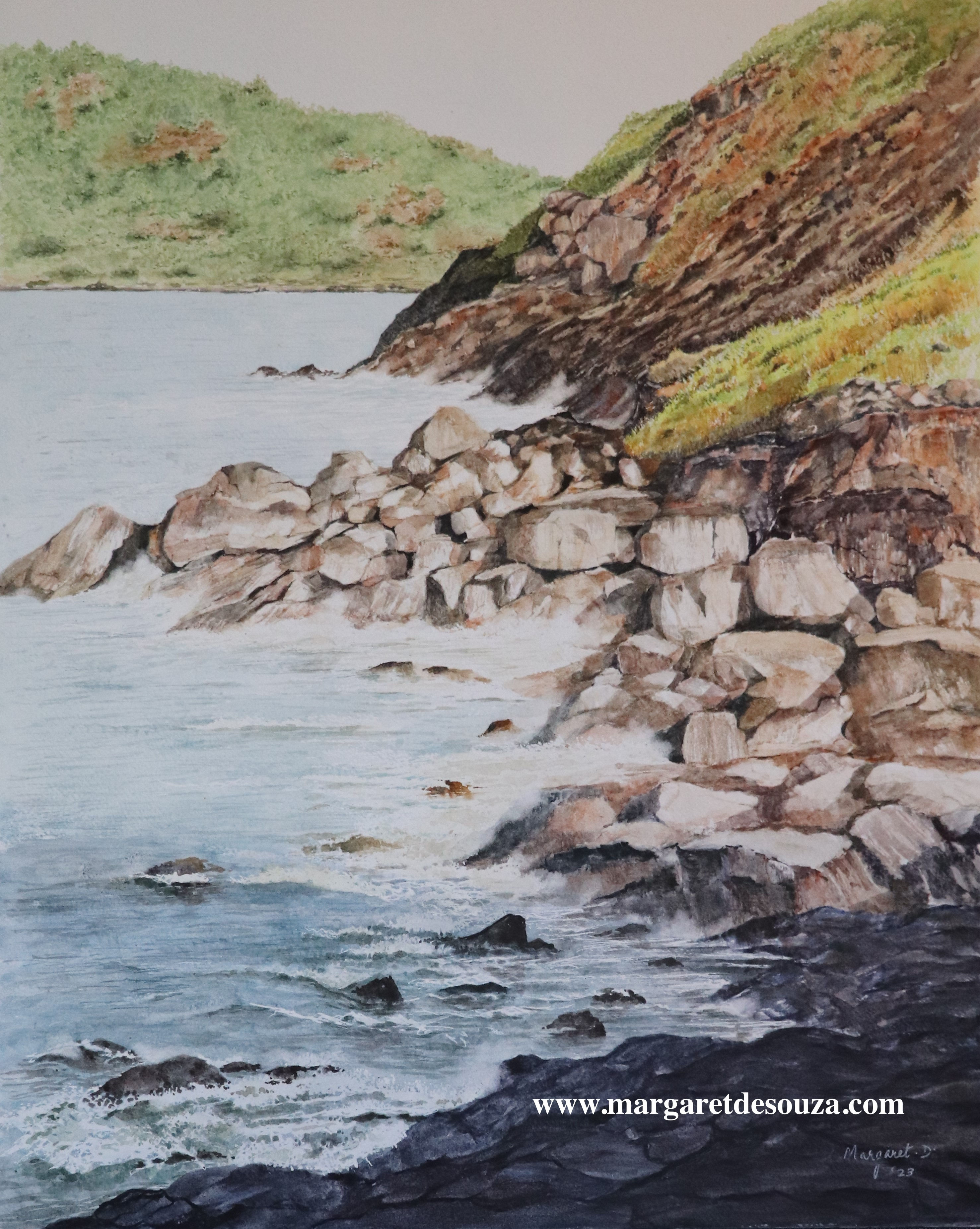 Rocky coast- 40x50 cm