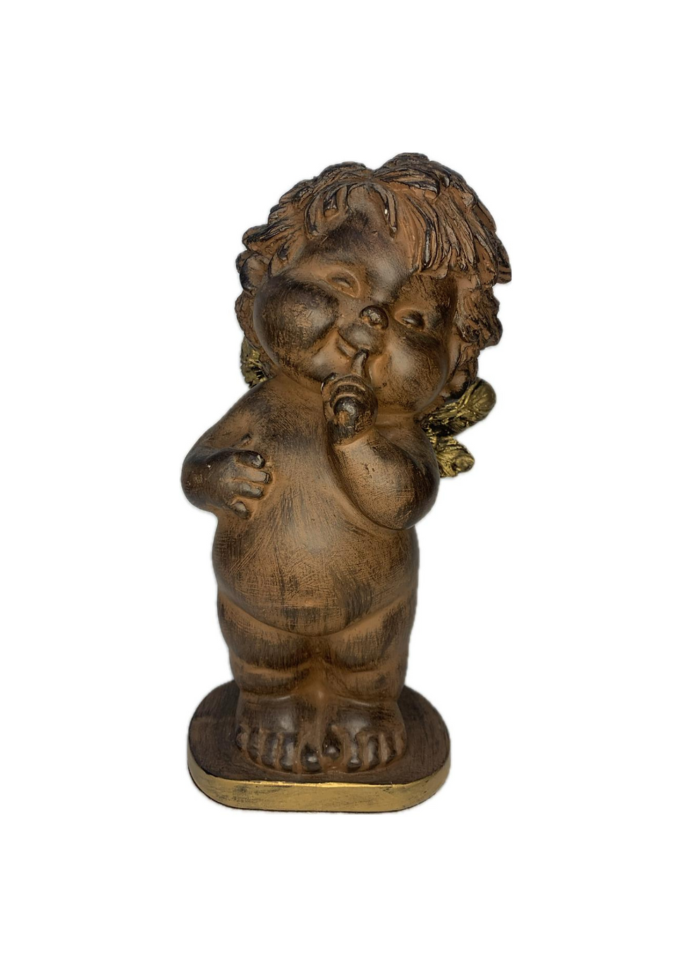 Anjo Sapeca G ENVELHECIDO DOURADO