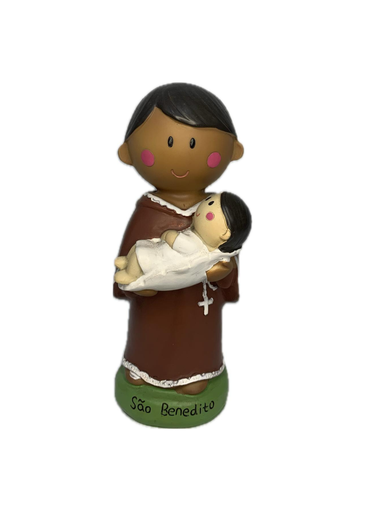 São Benedito G CRIANÇA EM RESINA