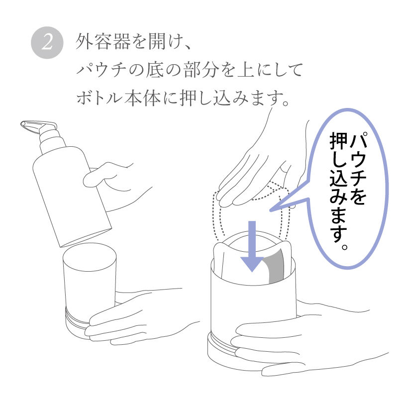 サムネイル： ヘアソープ　詰替用　専用ボトル 1L用