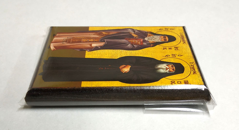 Thumbnail: SAINT ARSENIUS OF CAPPADOCIA AND SAINT PAISIOS OF MOUNT ATHOS, FULL BODY