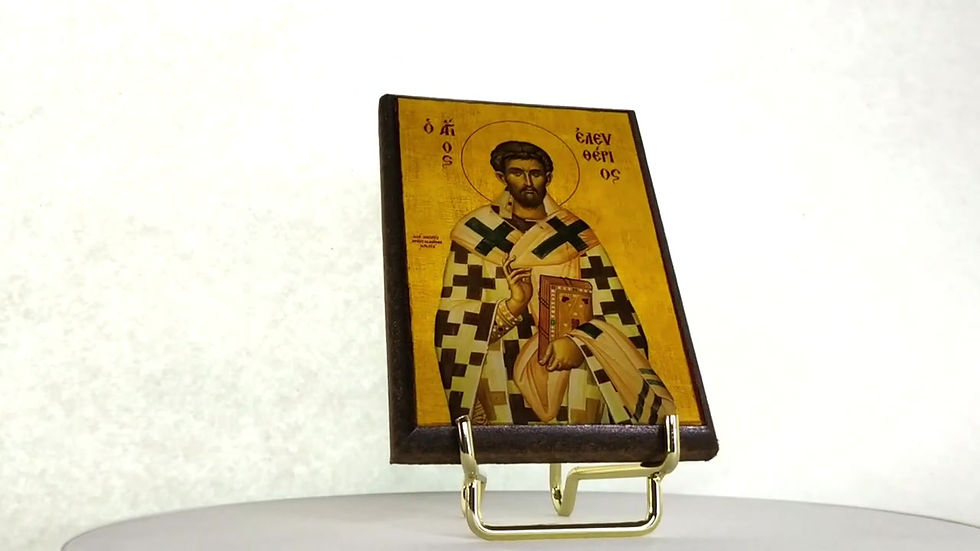 Thumbnail: SAINT ELEUTHERIUS, HIEROMARTYR, BISHOP OF ILLYRIA