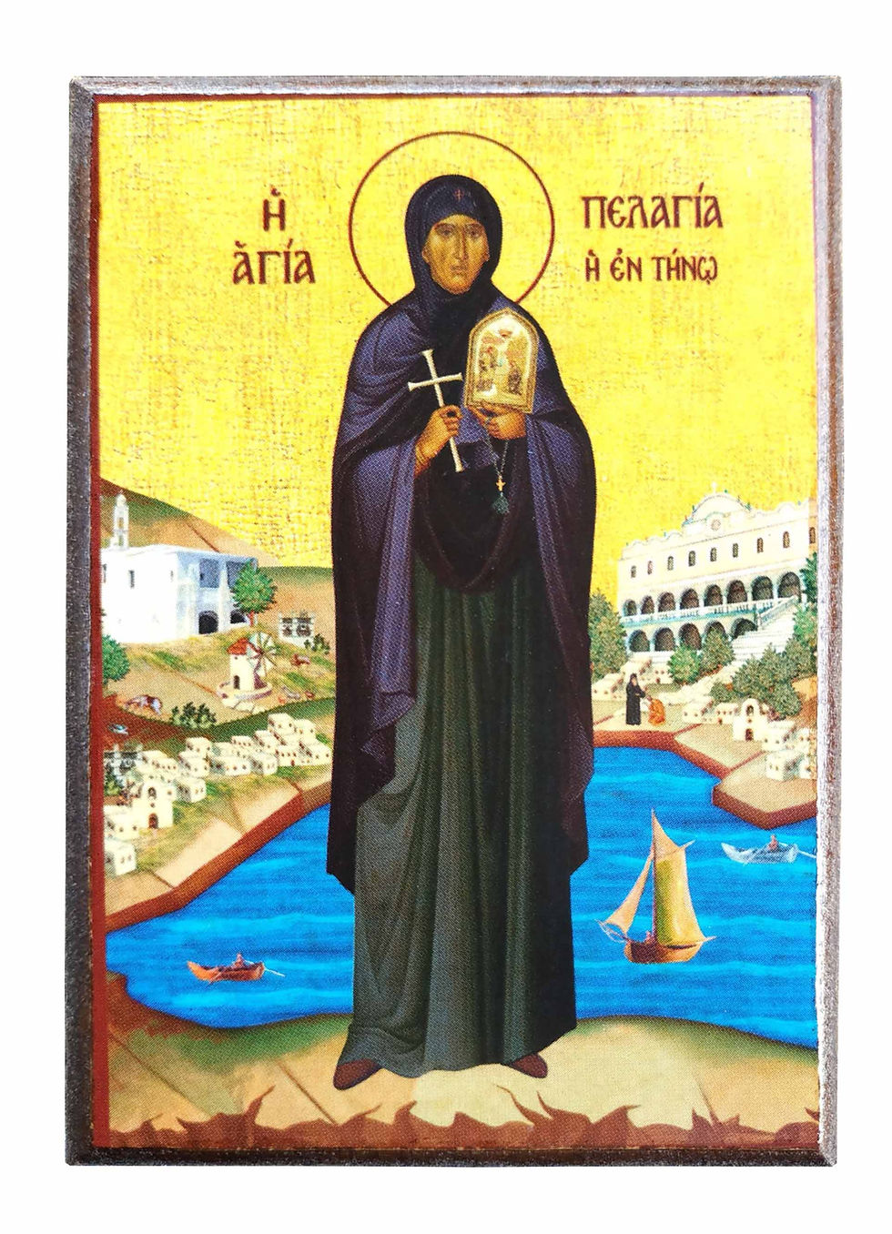 Thumbnail: SAINT PELAGIA OF TENOS, FULL BODY