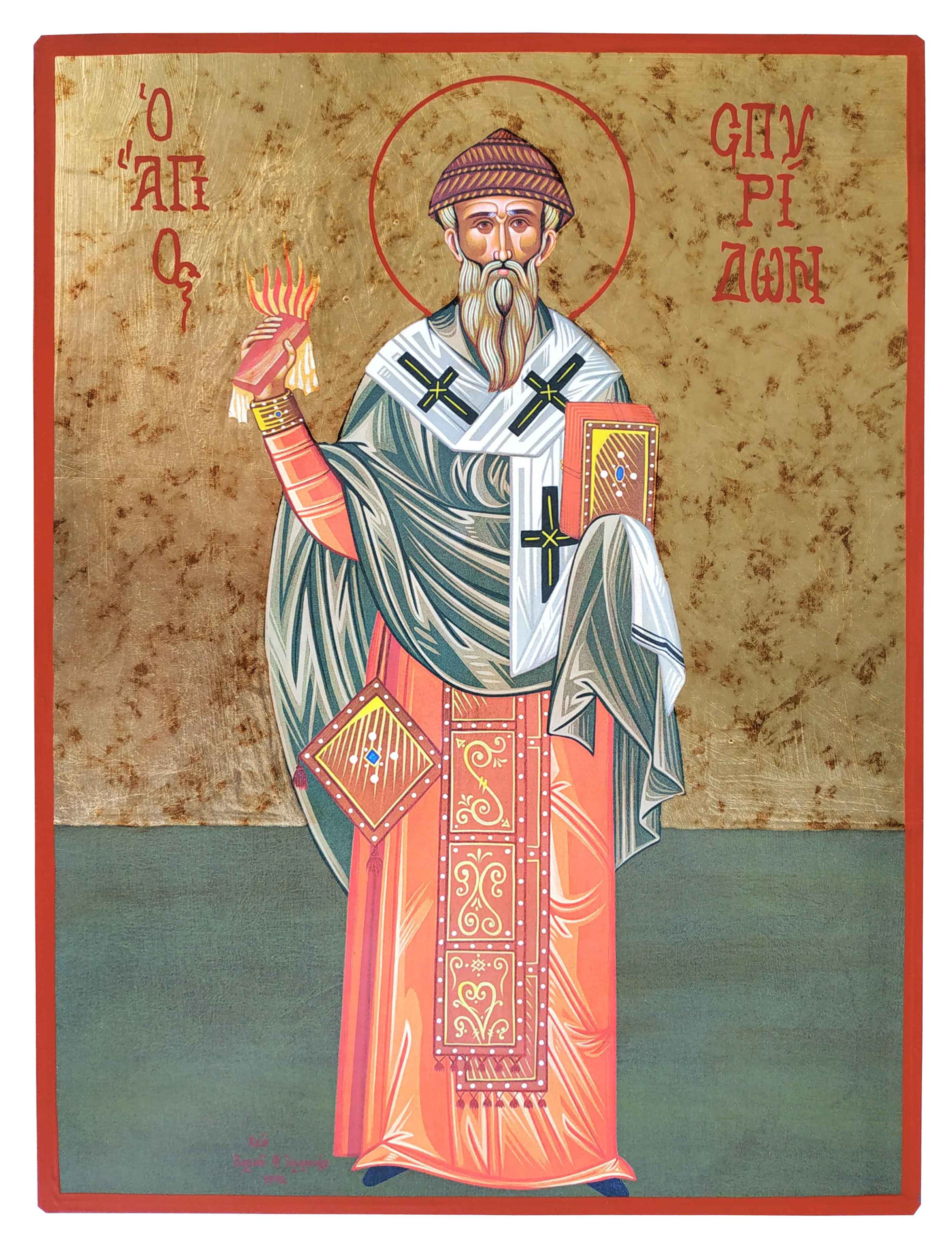 SAINT SPYRIDON, BISHOP OF TREMITHON, CYPRUS, FULL BODY
