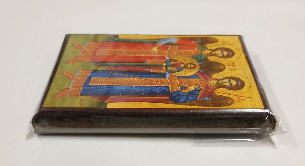 Thumbnail: SYNAXIS OF THE HOLY ARCHANGELS MICHAEL AND GABRIEL, FULL BODY