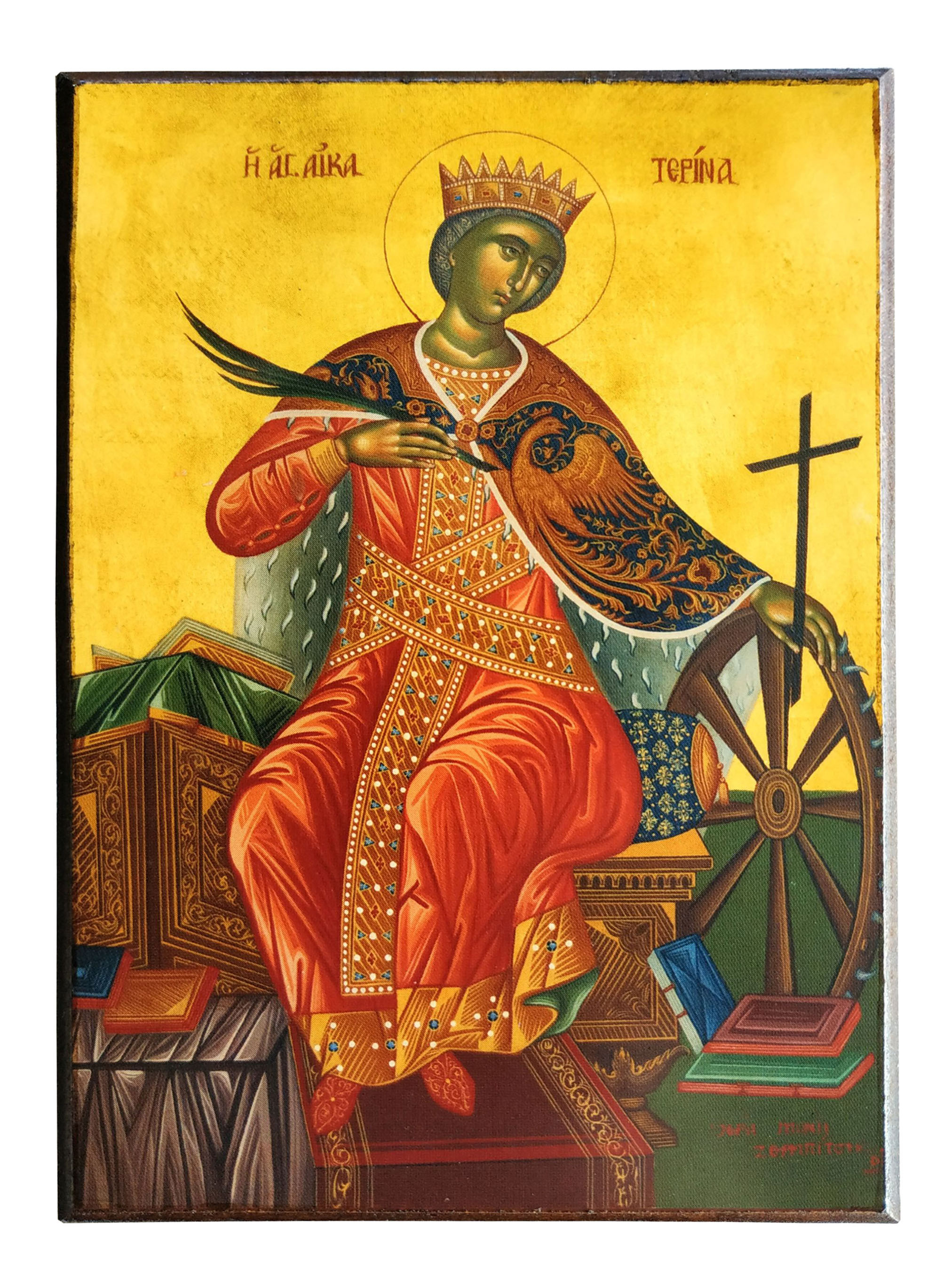 SAINT CATHERINE THE GREAT MARTYR, OF ALEXANDRIA, ENTHRONED