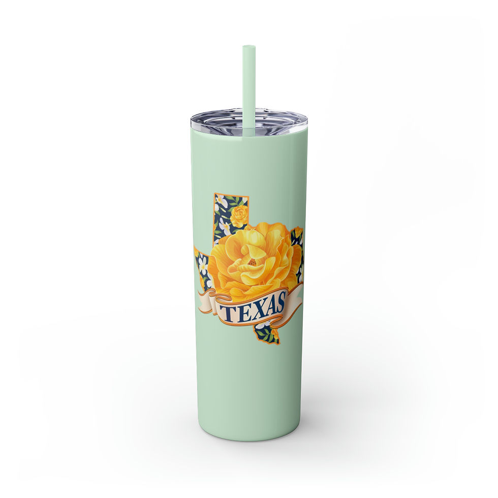 Yellow Rose of Texas Tumbler