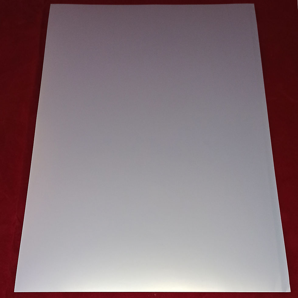 Thumbnail: Printable Sticker Series - Silver, Matte / Inkjet Print (In packs of 5 sheets)