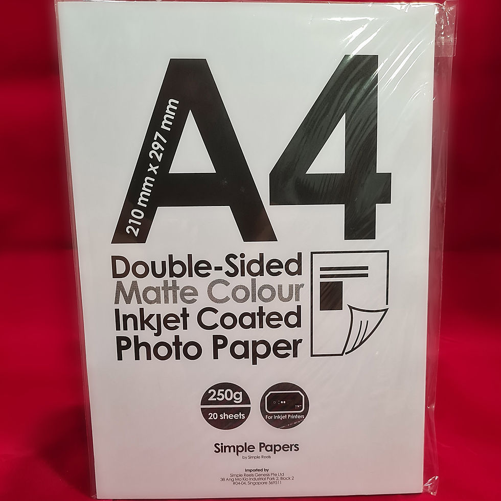 Thumbnail: 250g Double-Sided Matt Inkjet Paper (In packs of 20 sheets)