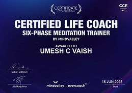 Umesh C Vaish, Certified Life Coach for Men